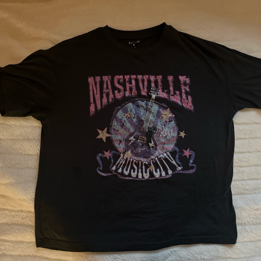 SHEIN Classic Black Tee